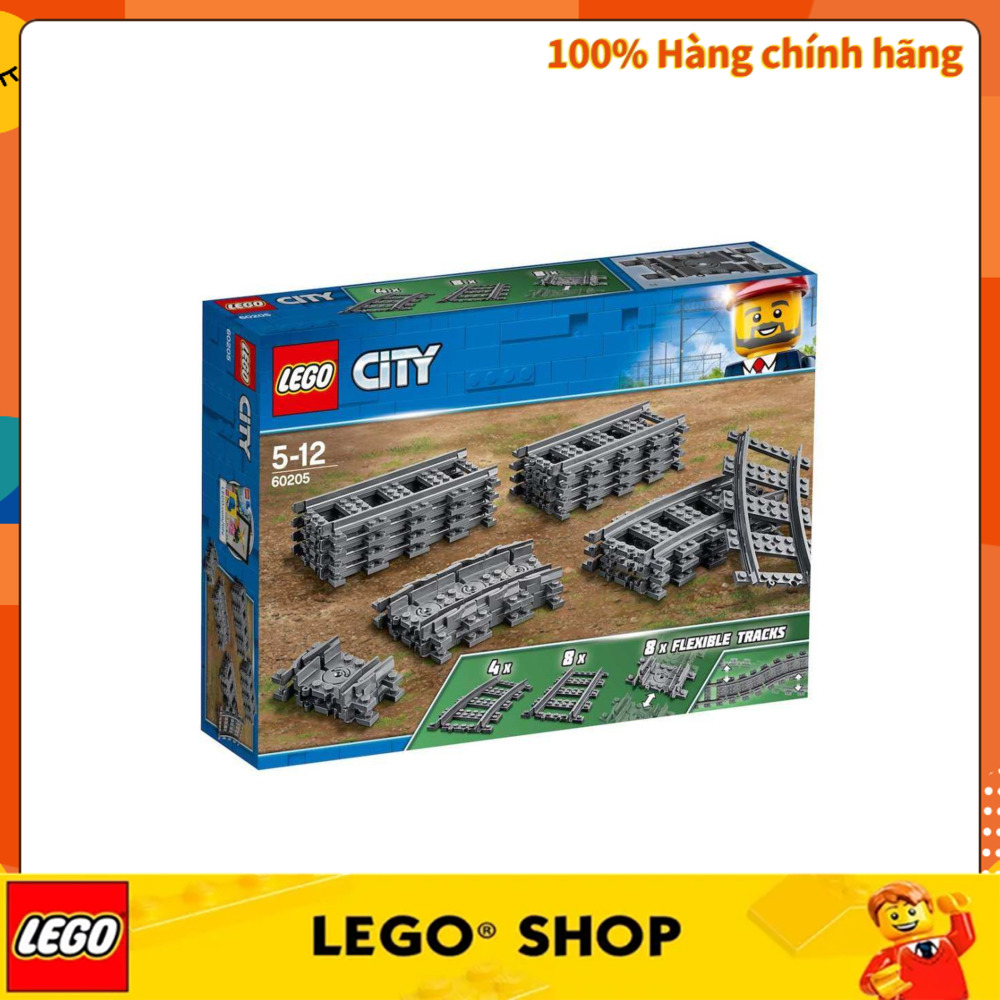 [100% chính hãng]  LEGO® 60205 City Tracks 5+ Đồ Chơi Lắp Ráp lego