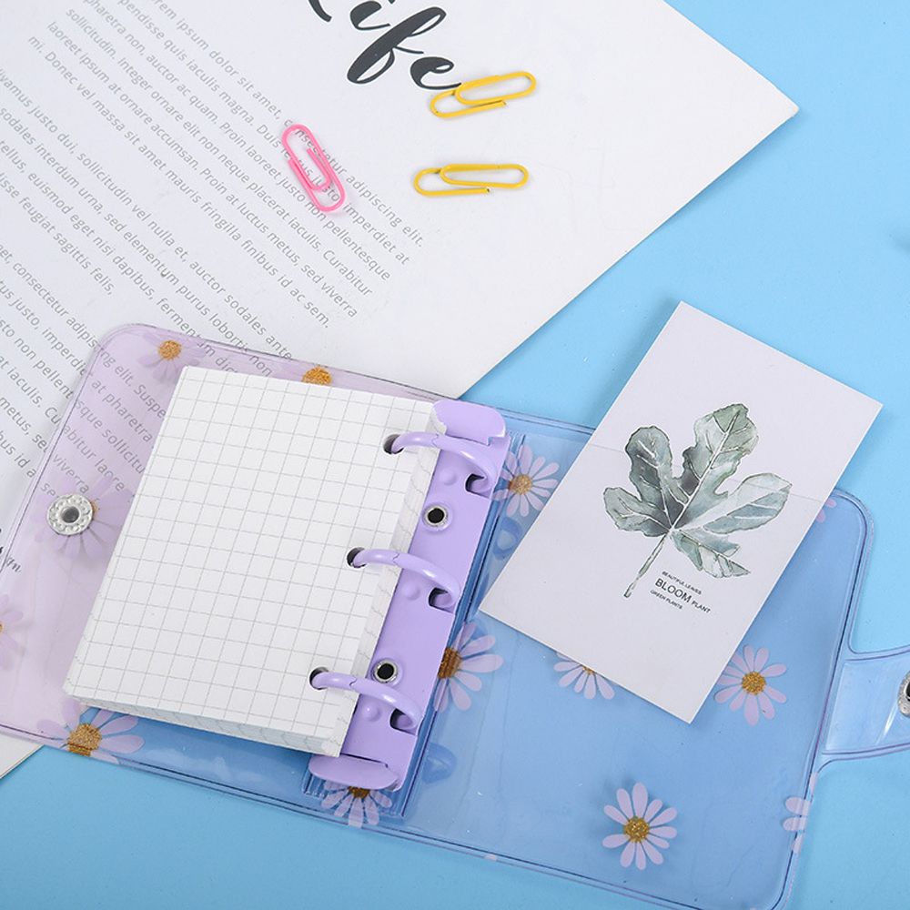 Folder Binder Book School Stationery Mini Notebook Pages Diary Binder ...