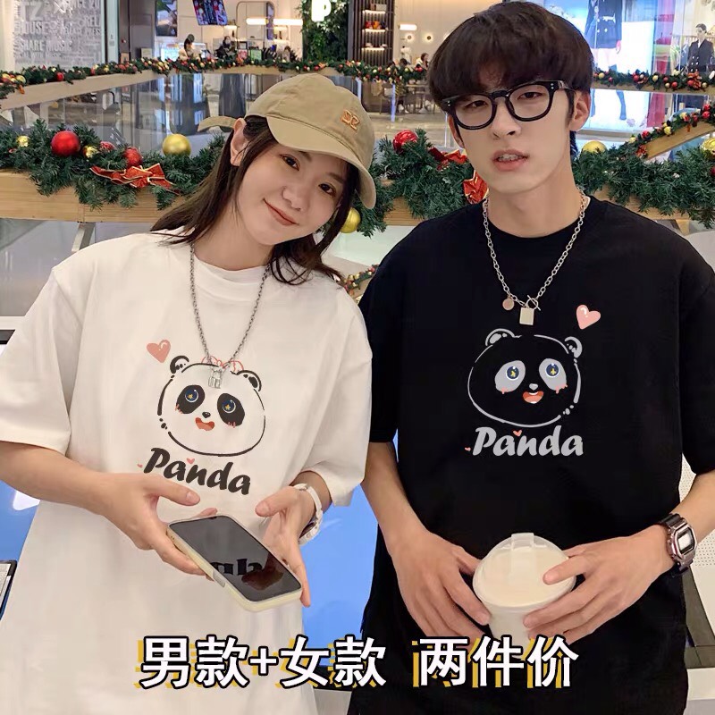 Áo đôi logo gấu pan