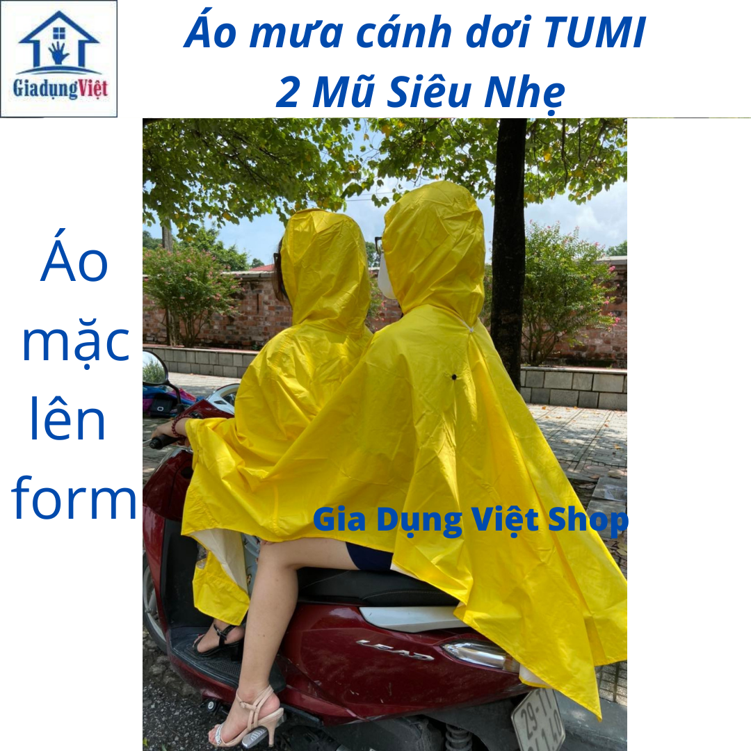 Áo Mưa TumI 2 Đầu Siêu Nhẹ