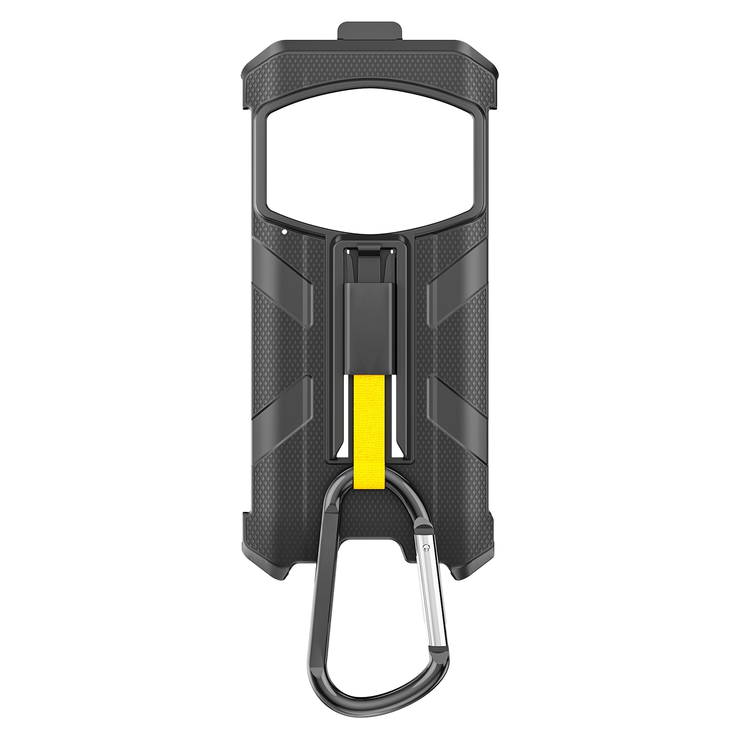 Cho áo giáp Ulefone 21 vỏ điện thoại kẹp sau Ulefone với Carabiner (Màu Đen)