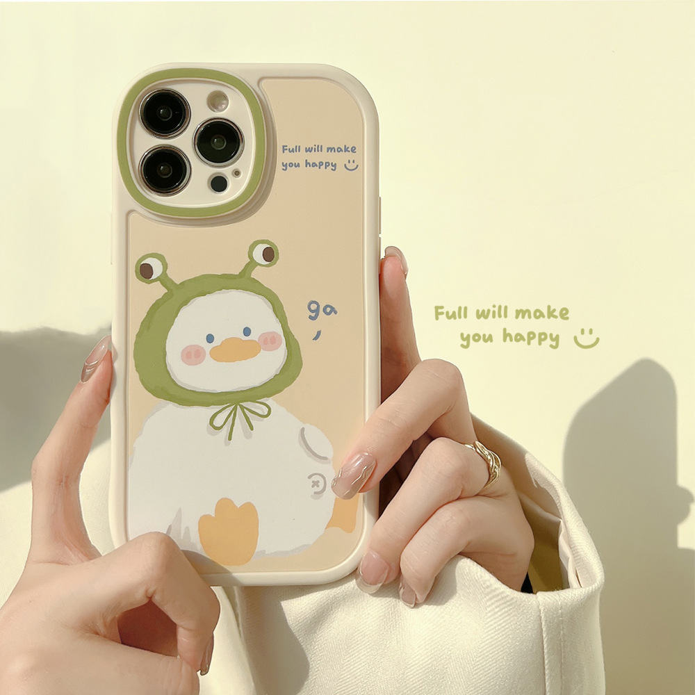 Cute Duck Pattern Phone Cases Soft TPU Back Cover For iPhone 14 Pro Max iPhone 14 Plus iPhone 13 Pro Max Iphone 13 mini iPhone 12 Pro Max Iphone 12 mini 11 Pro Max XS Max XR 7 Plus 8 Plus SE Silicone shockproof phone case Ready Stock🌟