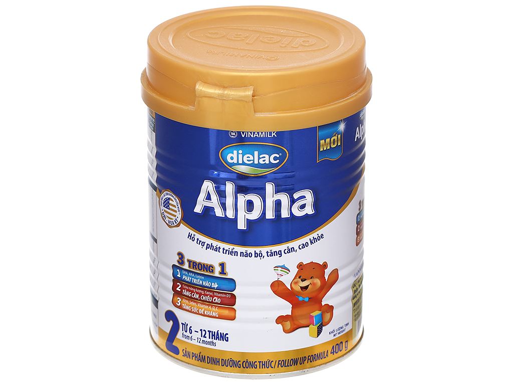 Sữa bột Vinamilk Dielac Alpha 2 400g
