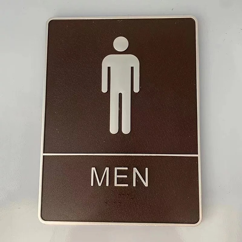 【YIDEA HONGKONG】Toilet Sign Plaque Metal Vintage Bathroom Metal Sign
