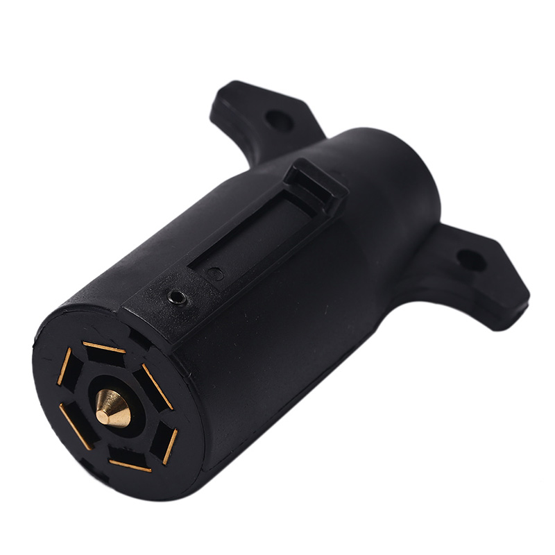7%20Way%20Round%20RV%20Style%20Trailer%20Light%20Plug%20Connector%20Adaptor%20Camper%20Boat%20Car%20BOYUAN%20-%20Image%202