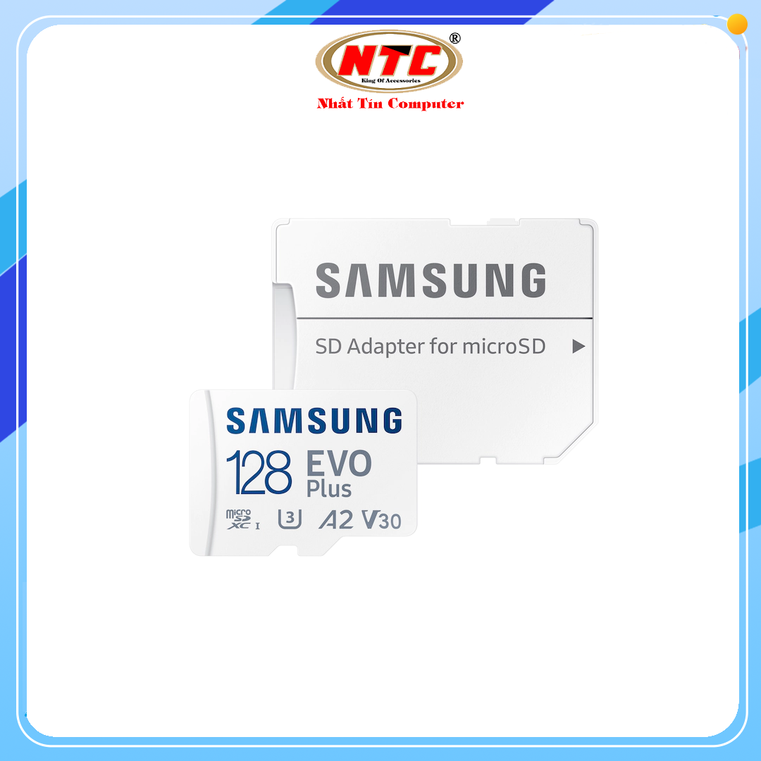[No box] Samsung EVO Plus 128GB U3 4K r130mb/s w60mb/s + microSDXC with Samsung dapter (white)