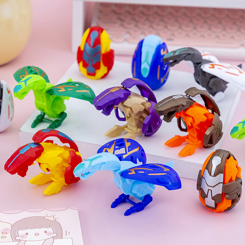 🔥🔥🔥Sarawake 1Pc Dinosaur Eggs Transforming Toy Simulation Deformation Dinosaur Transform Twisting Children Educational Toys Kids Gift