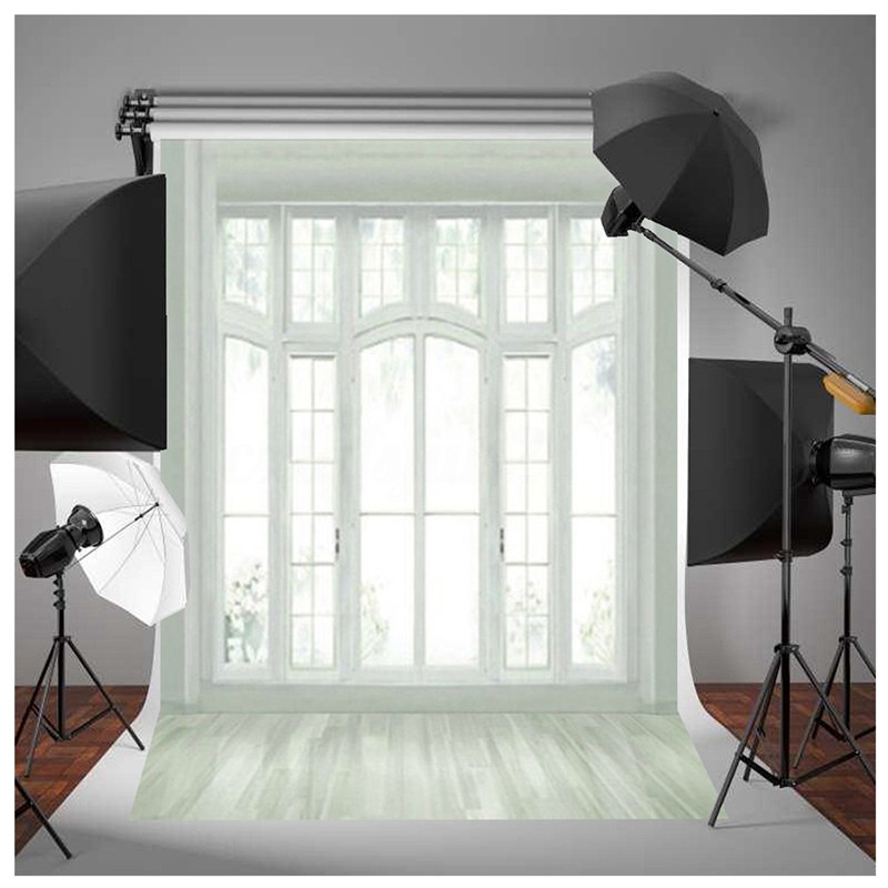 Model Window Studio Background (RUGD) 3x5FT European Window Floor White Art Photography Backdrop ...