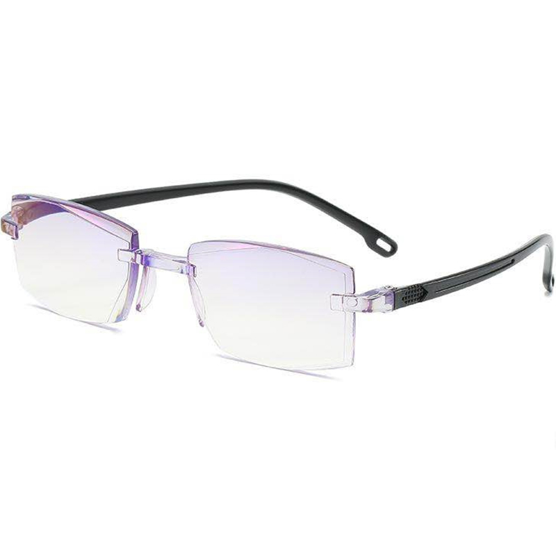 Reading Glasses Anti Blue Light Frameless Reading Glasses Anti Radiation Scratch High Definition