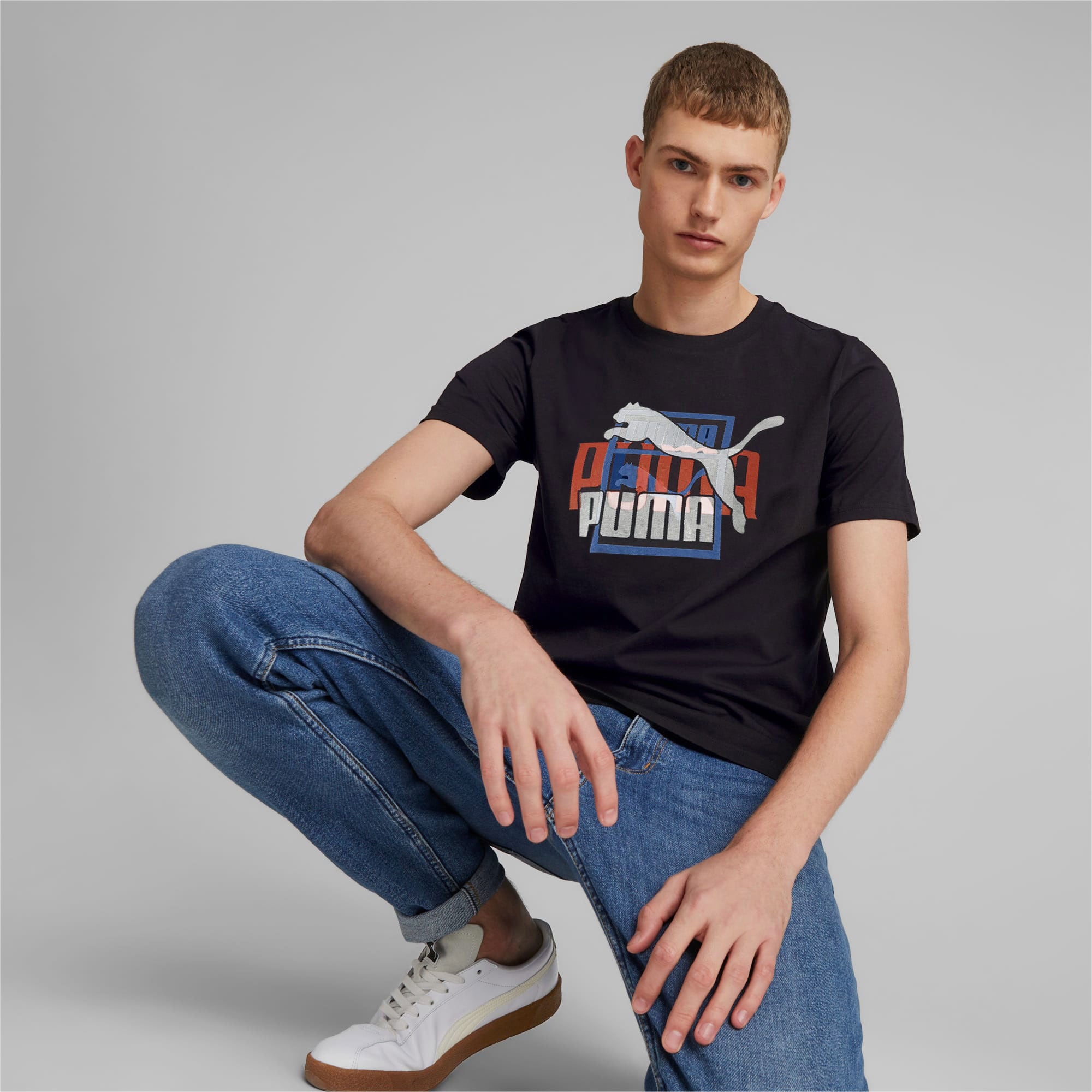 PUMA Áo thun thể thao nam Classics Gen. Graphic - 53818001