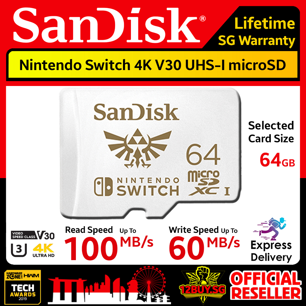 sandisk for nintendo switch