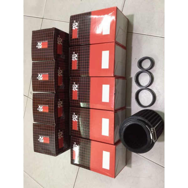 Lọc gió trụ KN 1280 - Pô e trụ K&N 1:1 ( tặng 3 đệm cao su )