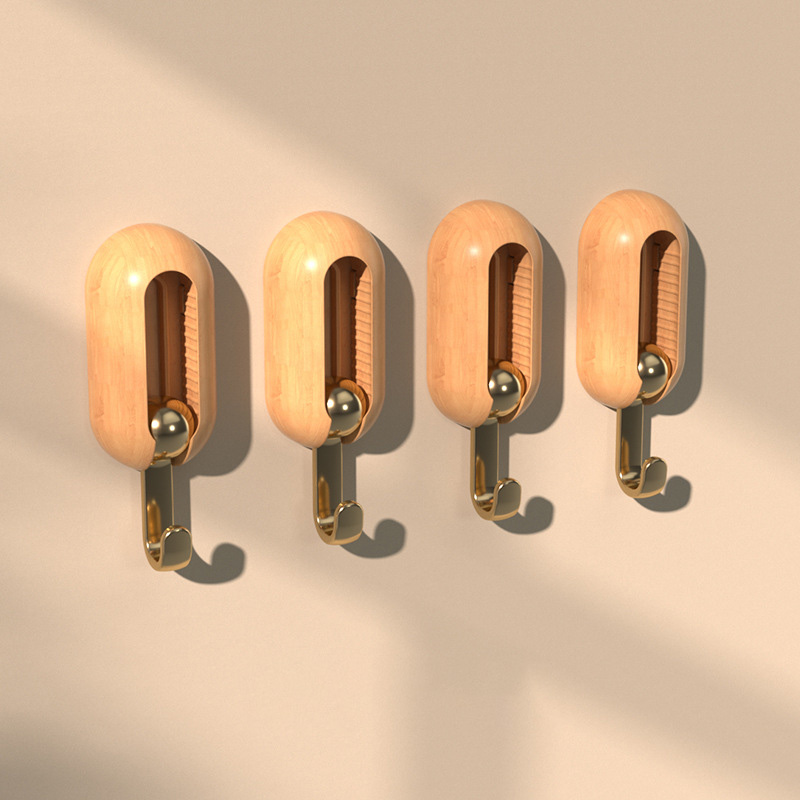 Hook: strong adhesive wall hanging, load-bearing non-marking sticking hook on the wall, non-perforated hook sticking hook on the wall