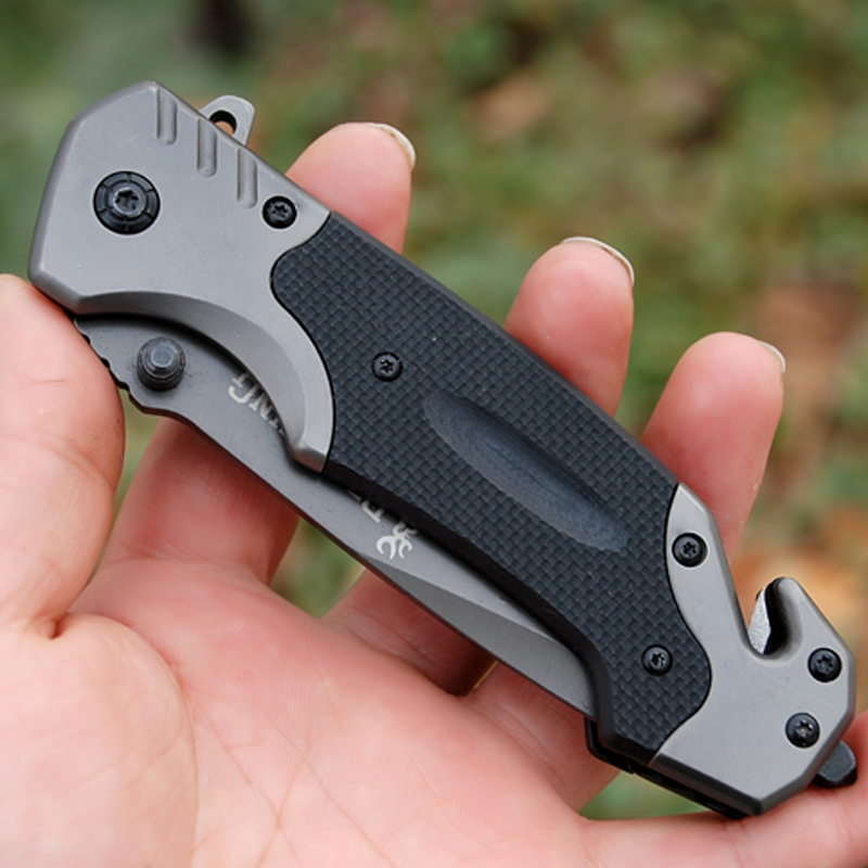 Folding knife portable knife sharp outdoor Swiss sergeant knife self