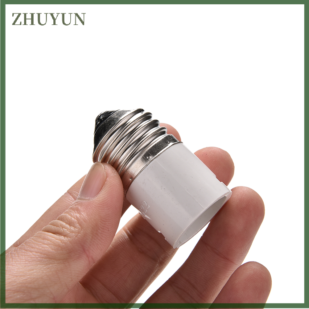 ZHUYUN E27 to B22 Base Socket LED Halogen Light Lamp Bulb Adapter Converter Holder