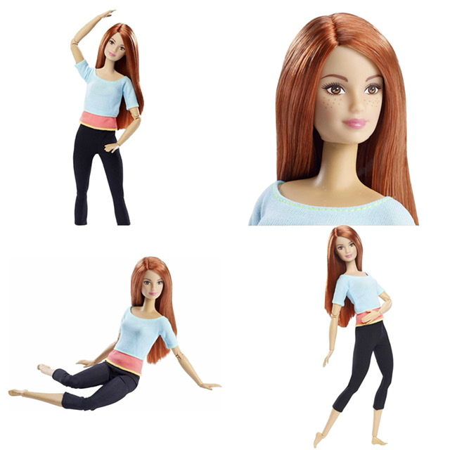 🔥Ready Stock🔥Brand New Original Barbie Made to Move Doll with 22