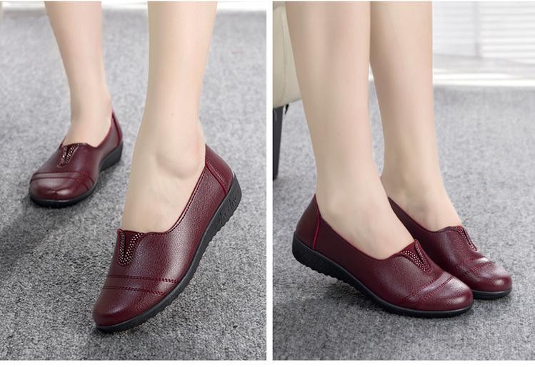 [HCM]Giày mọi da bò thật cao cấp - Da bò thật