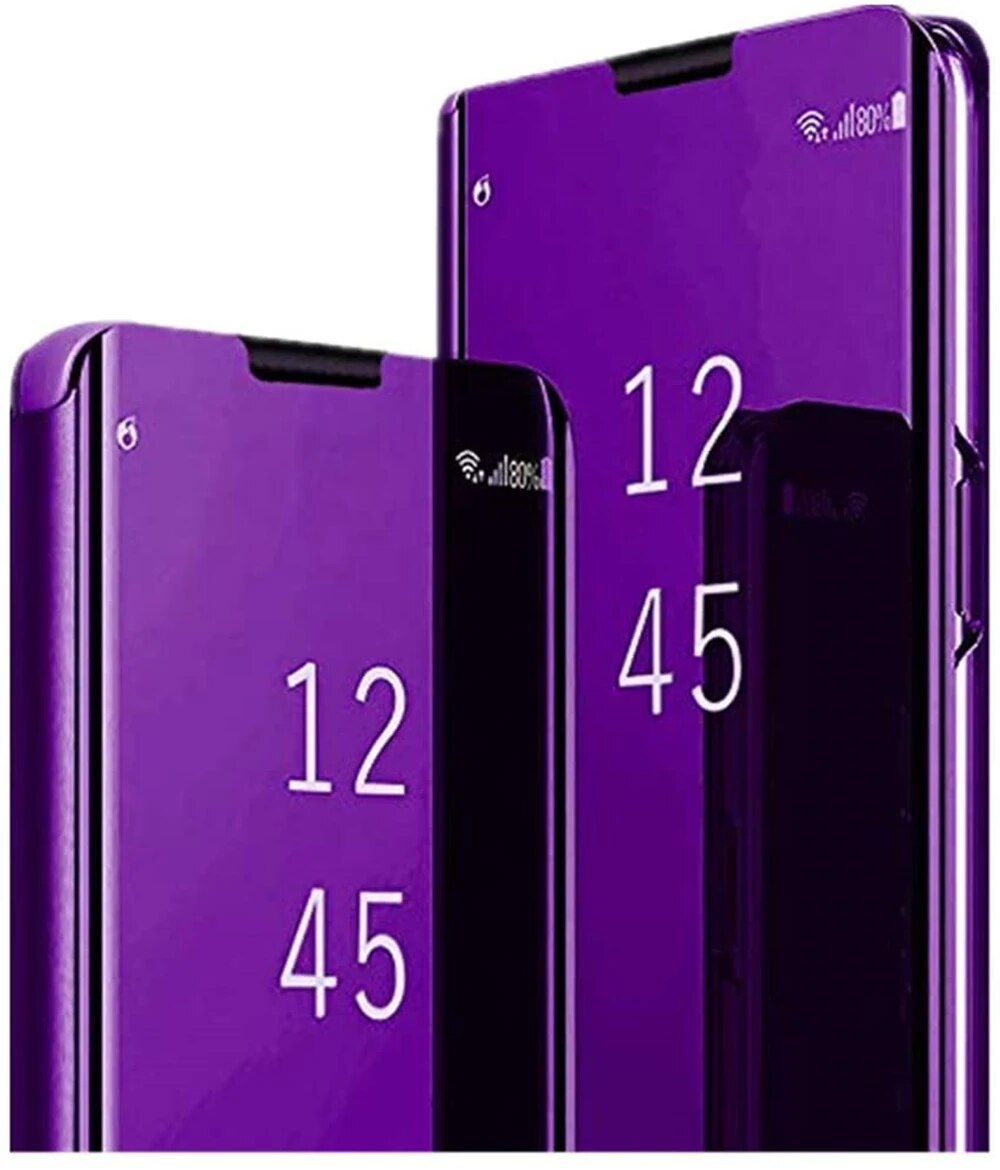 Luxury Smart Case For Samsung Galaxy S23 S22 S21 S20 S10E S9 S8 FE S10 Lite 5G Ultra Plus Mirror Leather Smart Flip Suppor Cover.