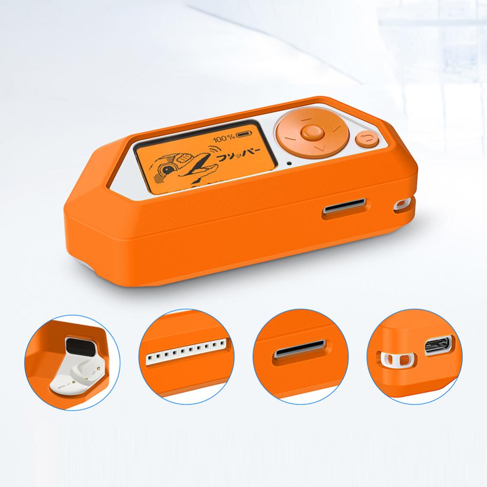 Silicone Case Anti-Drop Shockproof Game Housing Anti Scratch Game Console Protective Cover Portable for Flipper Zero
