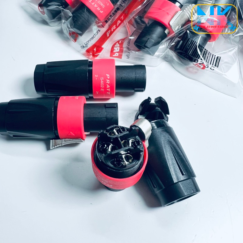 Jack Loa Speakon Pratt Chân Đồng 4 Pin