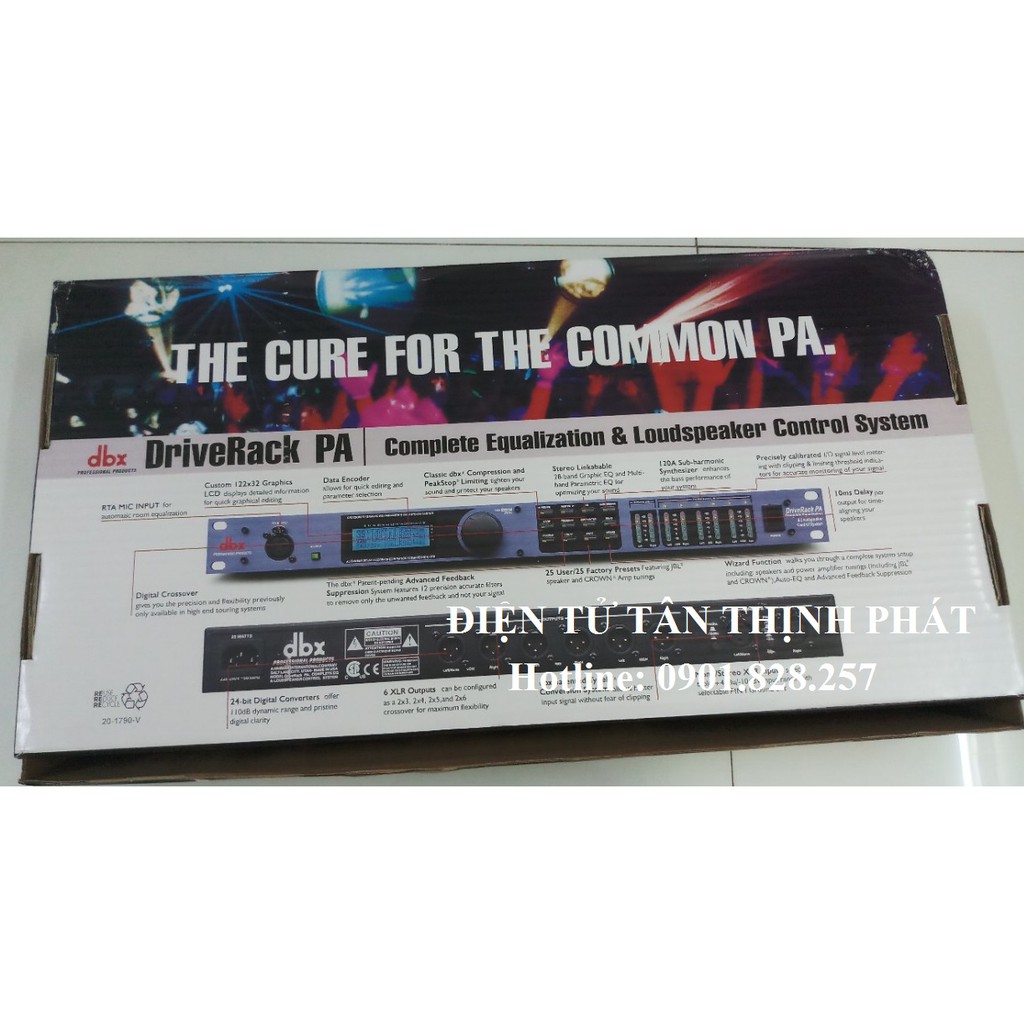 [BH 12 THÁNG]DBX Driverack PA hàng loại 1 - dbx pa - Driverack dbx - dbx