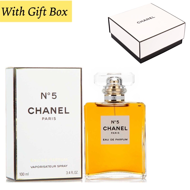 Chanel No 5 Eau de Parfum 100ml for Women (With Gift Box)