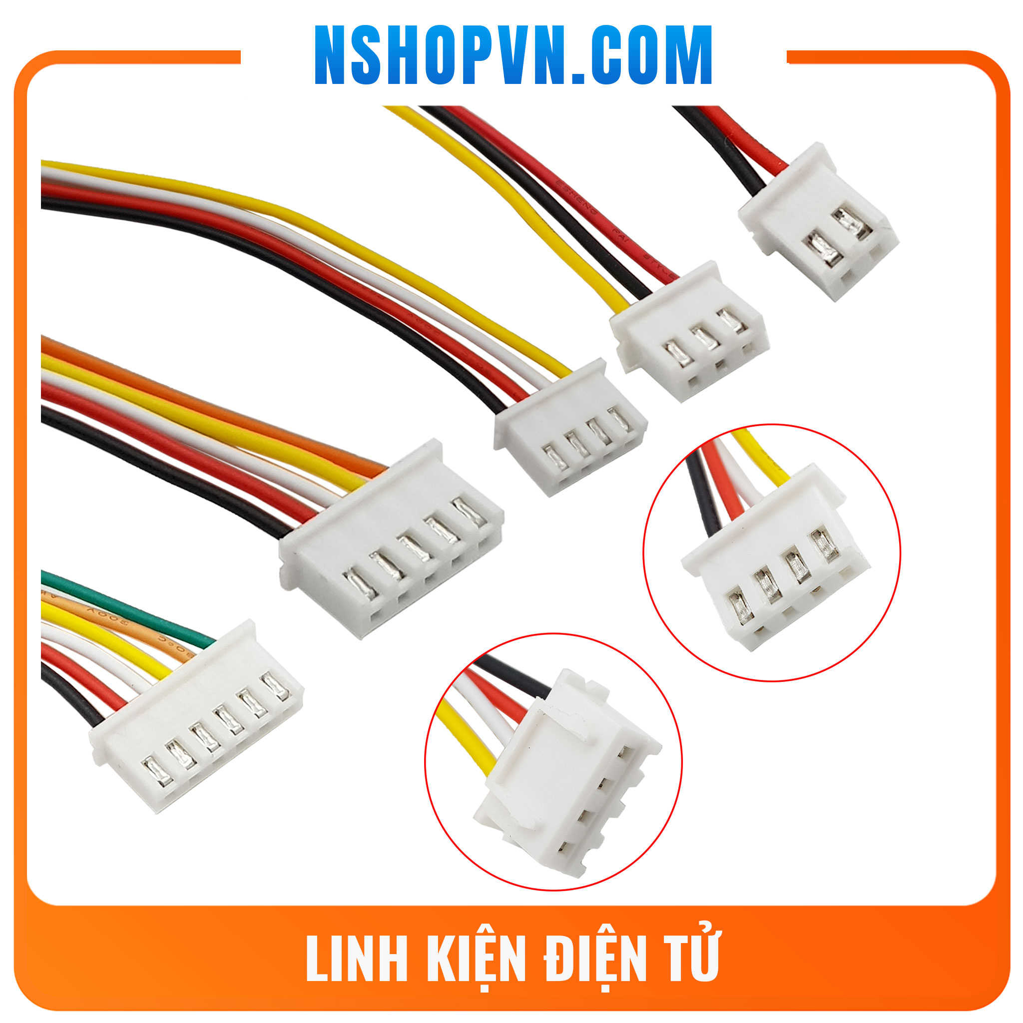 Dây Bus cái XH2.54mm dài 20cm