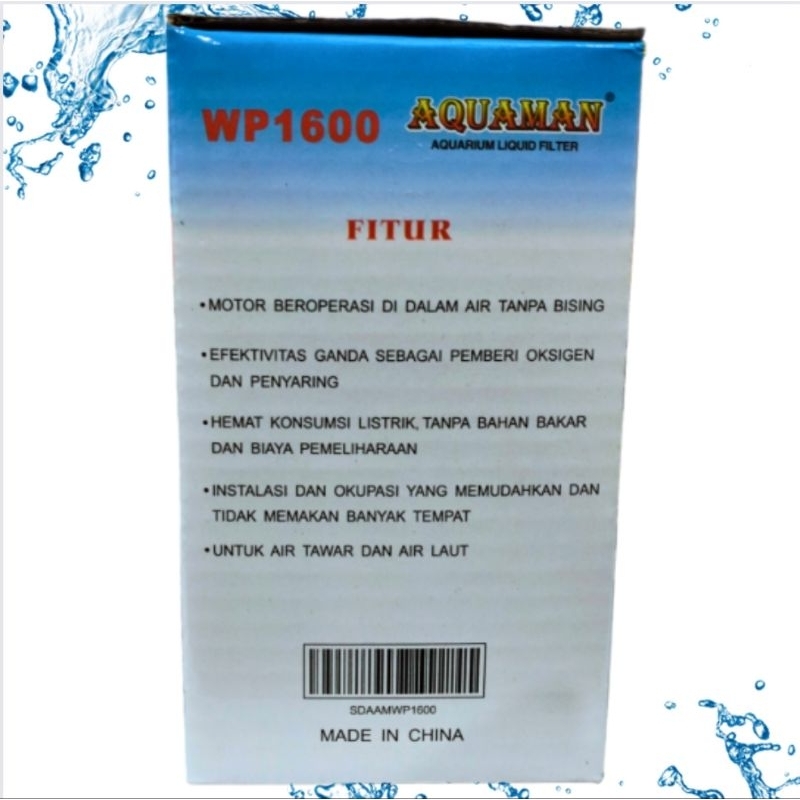 AQUAMAN WP 1600 Pompa aquarium kolam air mancur