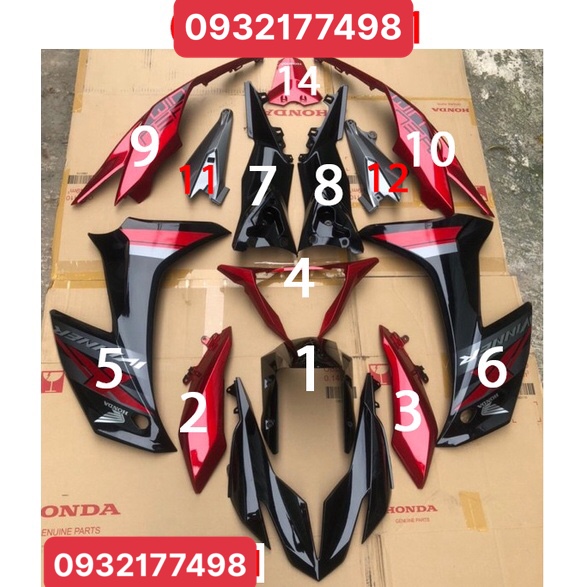 Nhựa màu winner x phiên bản giới hạn zin chính hãng honda