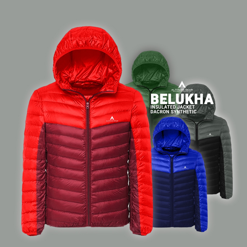 Jaket Gunung Hangat Puffer Jacket Gelembung Hangat Dacron Altitude