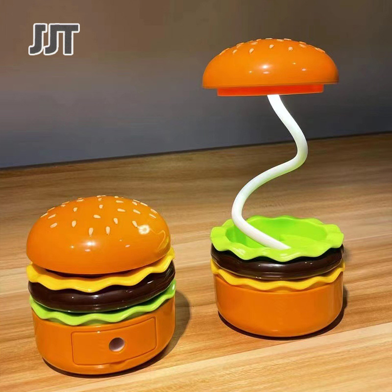 Hamburger Night Light, pencil sharpener, LED Night Light for storing mood table lamps