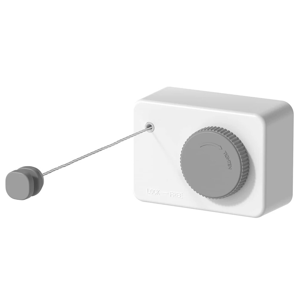 Indoor Hidden Clothesline Stainless Steel Rope WallMounted Laundry