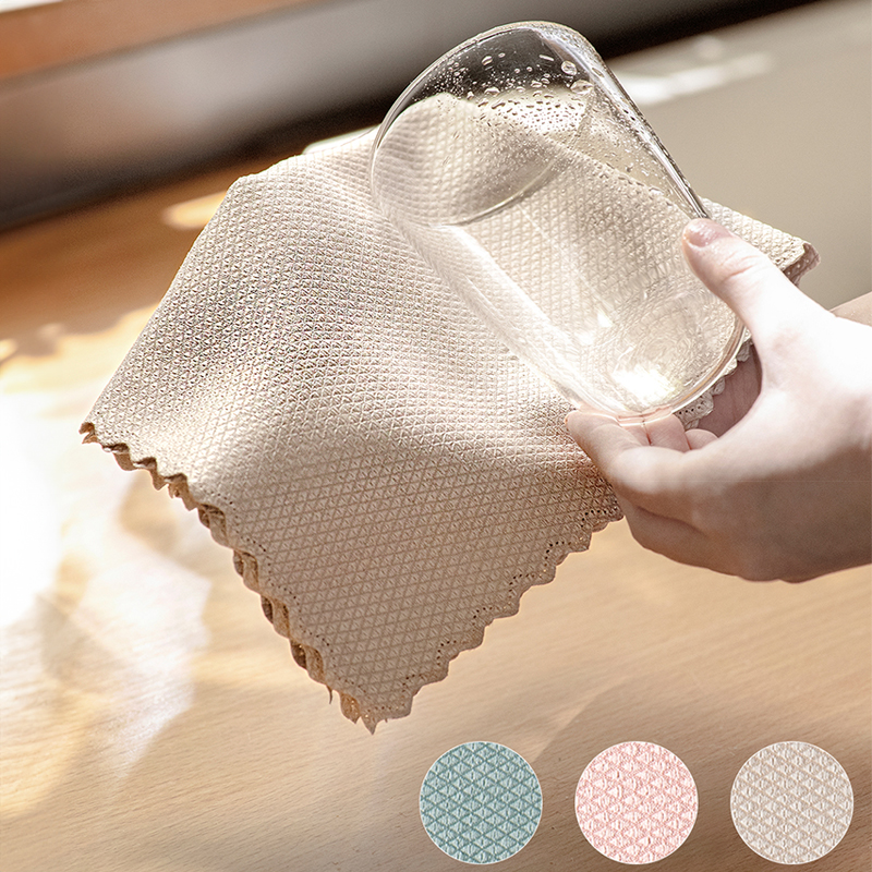 3-pcs Cleaning Cloth Kitchen Dish Towels