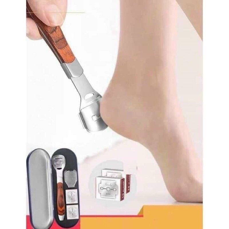 Smart scrub heel scrubber set-convenient heel callus remover