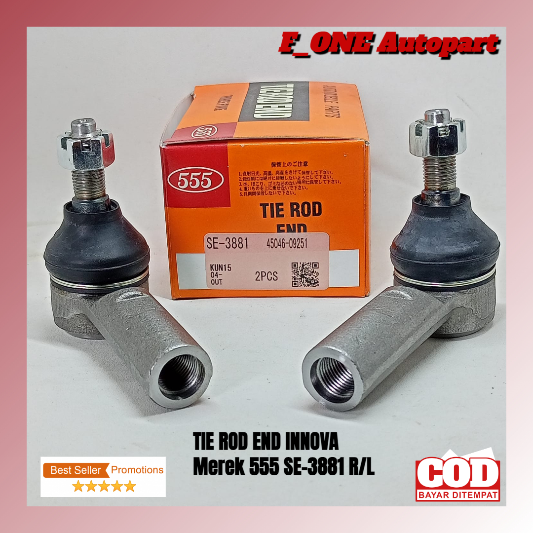 TIE ROD END INNOVA MEREK 555 SE3881 R/L Sparepart Toyota Toyota