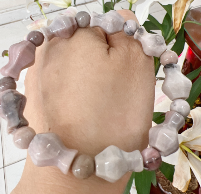🍁[HCM] Vòng tay gỗ Hóa thạch lục bình (hóa ngọc)-hàng thực tế.