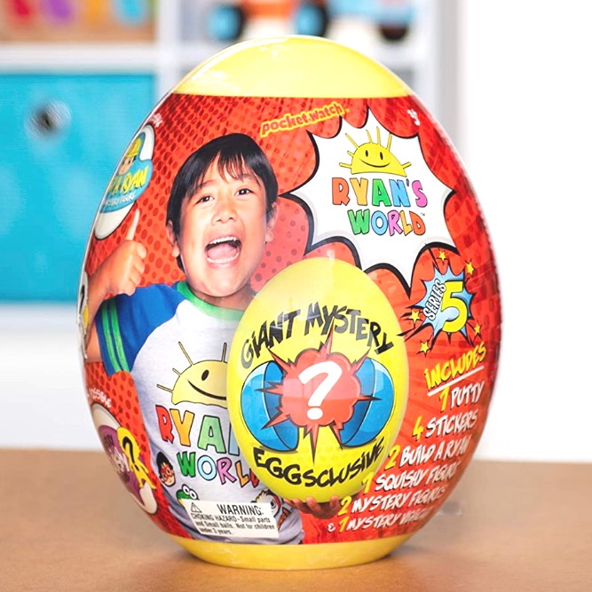 ryan's toy review giant mystery egg