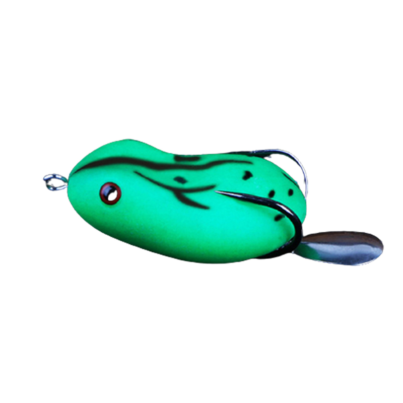 12g/5cm Bionic Frog Fishing Bait Double Hook Thunder Frog Lure Bait Simulation Soft Bait