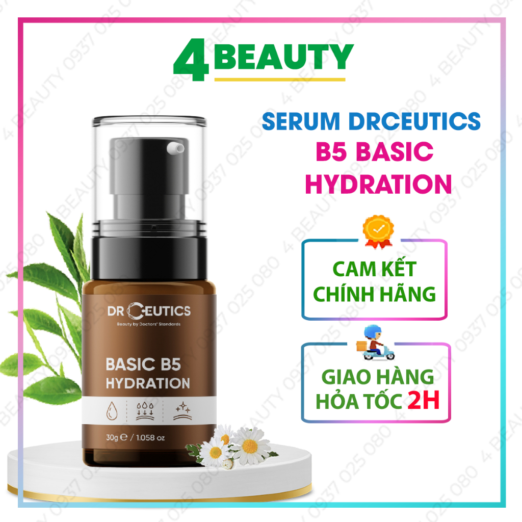 Tinh chất dưỡng Serum B5 DrCeutics Cho Da Dầu Mụn - Serum DrCeutics B5