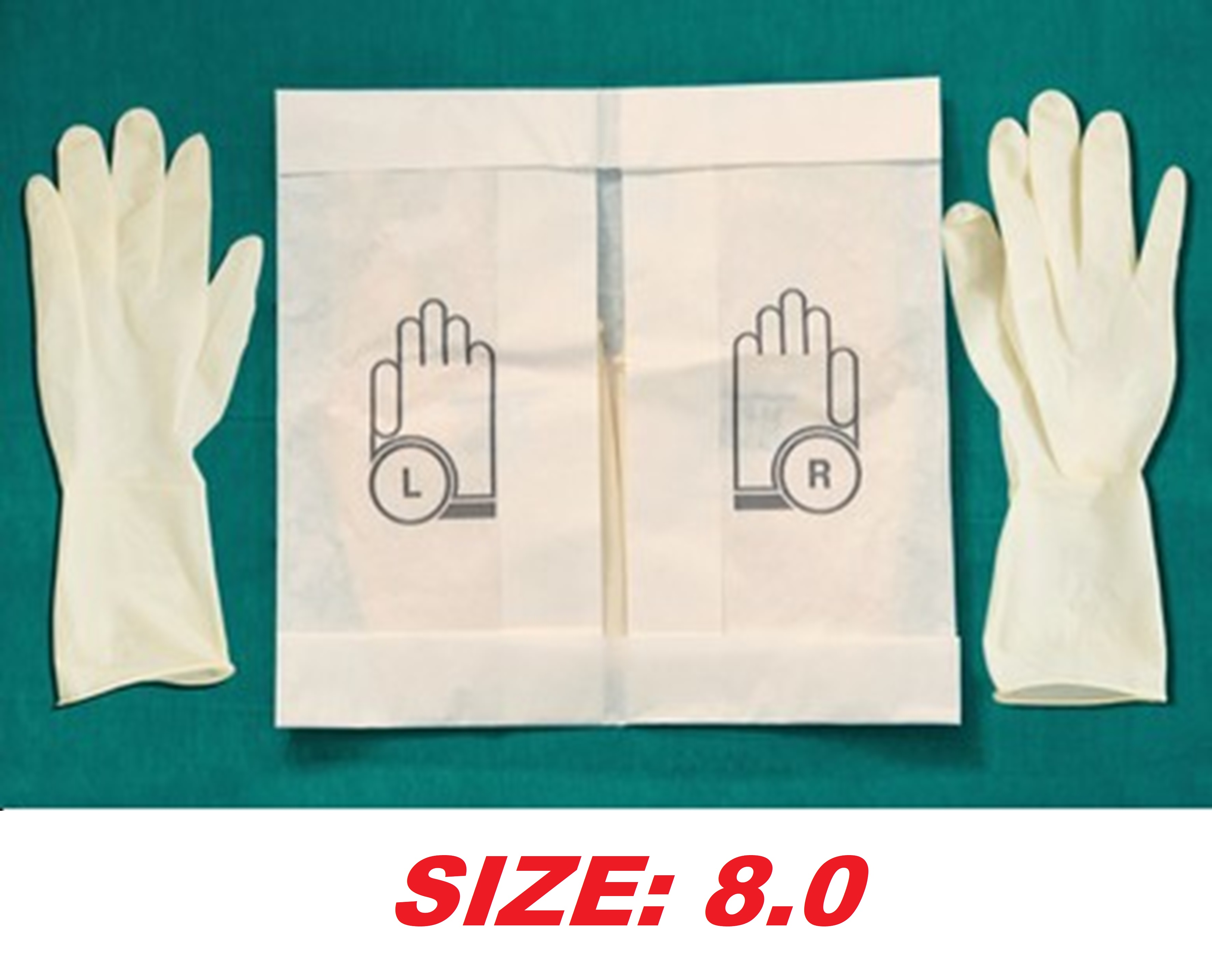 Healtheas Gloves Surgical Sterile LP Size 6.5 50