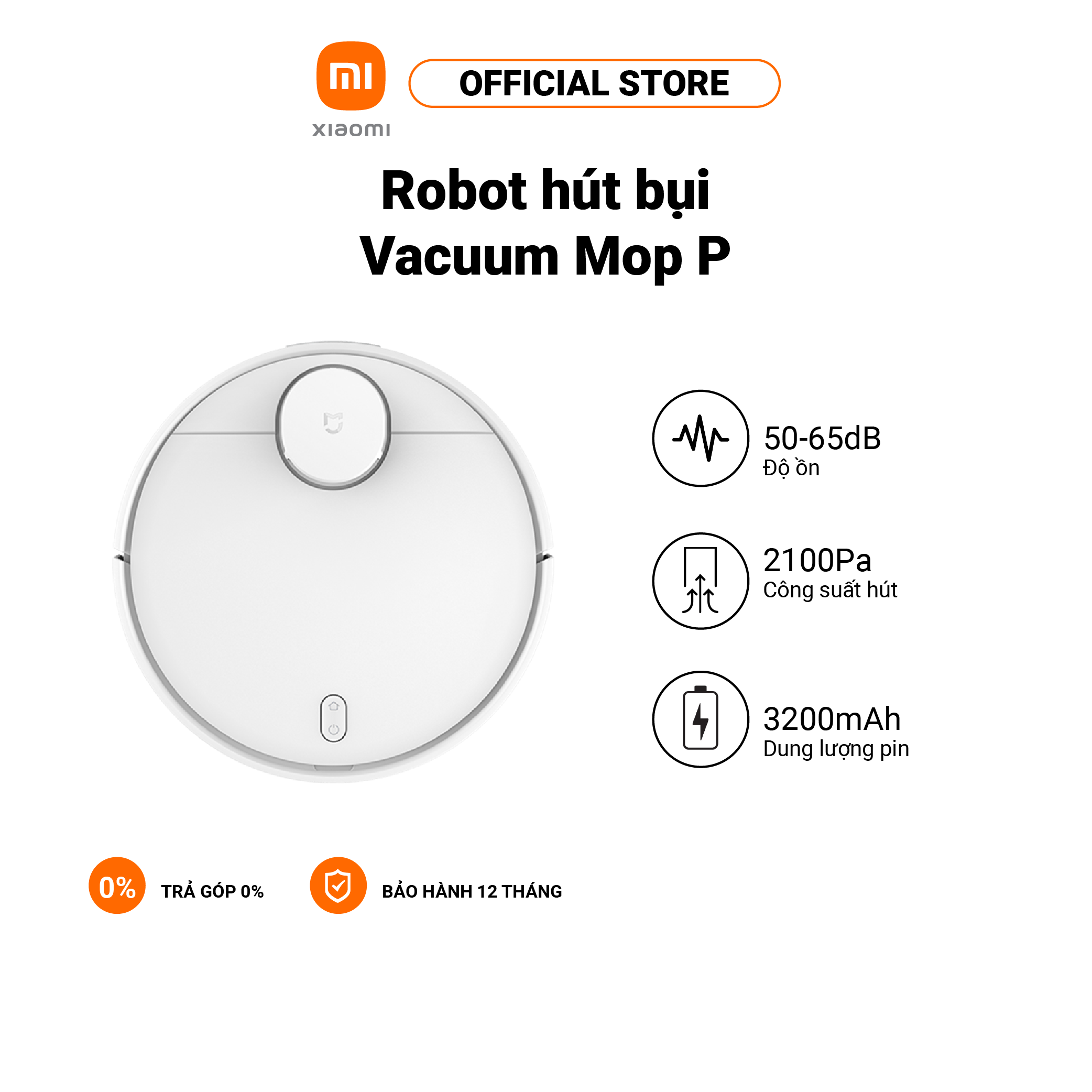 Robot hút bụi Vacuum Mop P