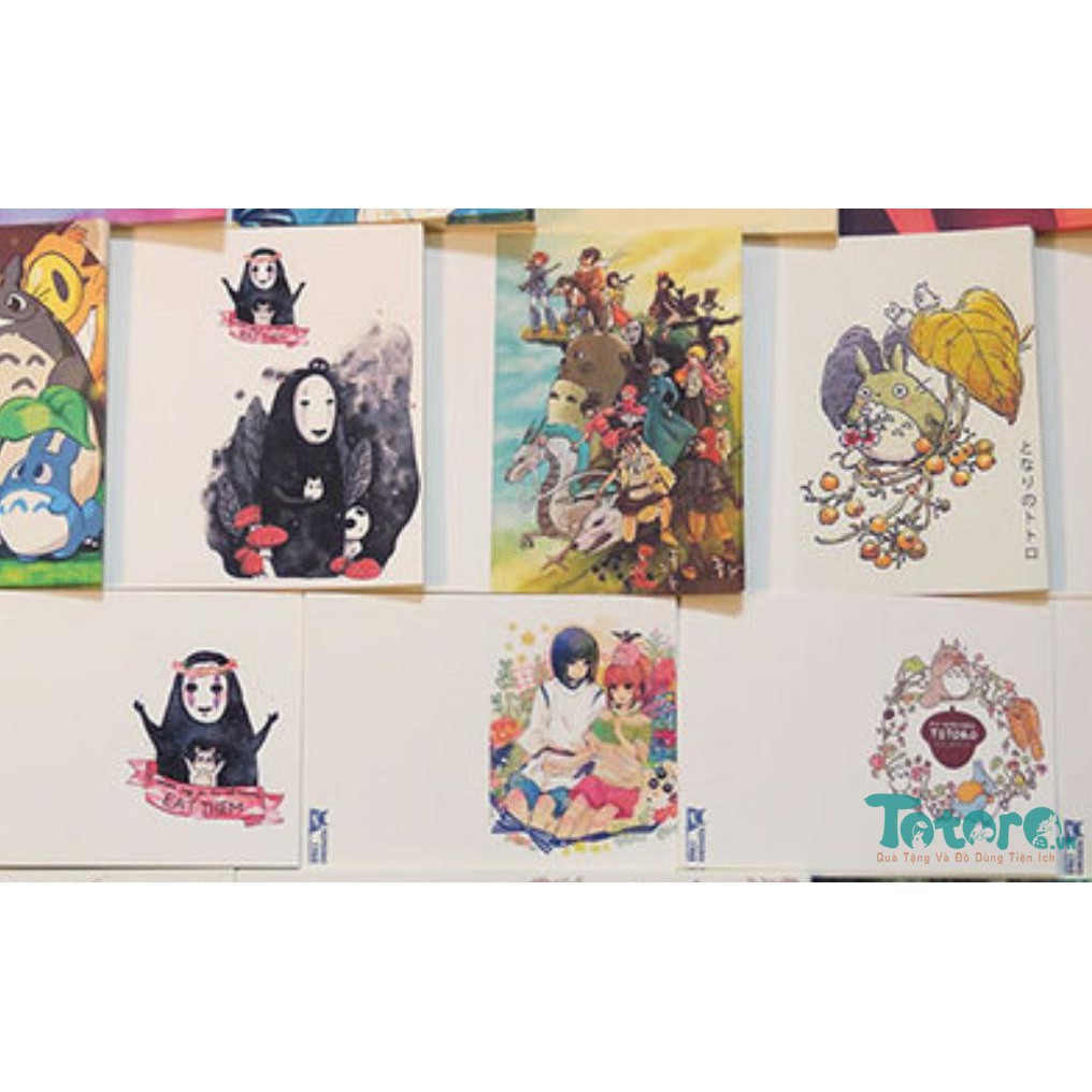 Thiệp Totoro Vô Diện và Ghibli