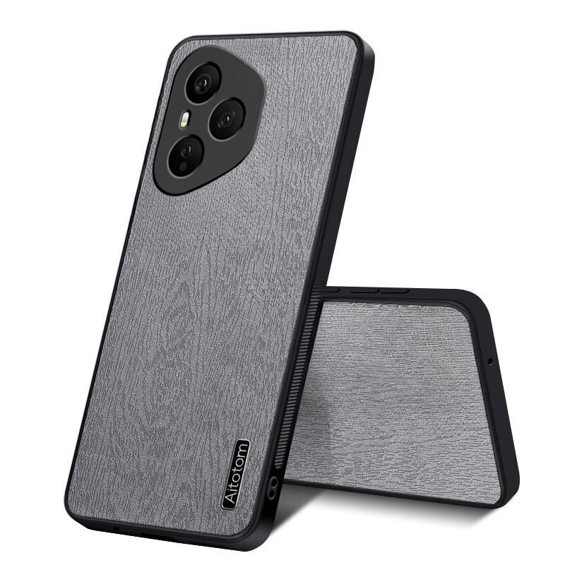 For Honor 400 Pro Case Wood Texture Canvas Hrad Shockproof For Honor400 Pro Back cover Phone Cases. 