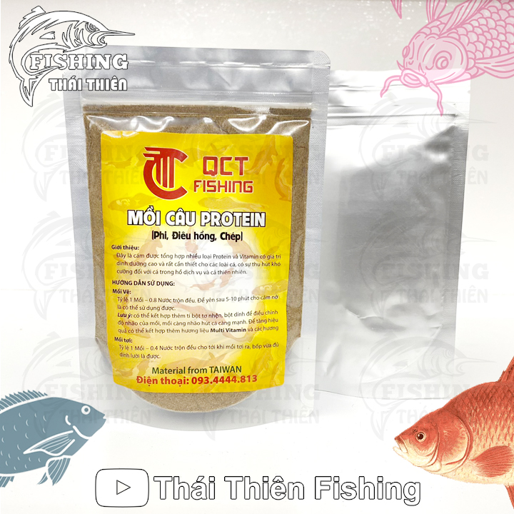 Mồi Câu Cá Protein, Chuyên Chép, Rô Phi, Điêu Hồng