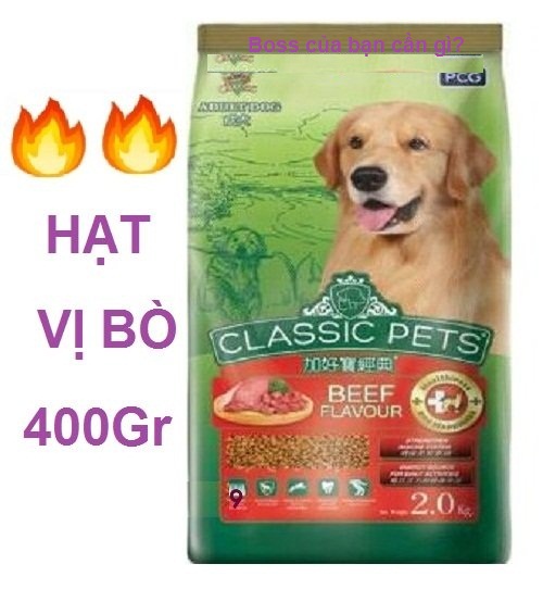 Thức ăn cho chó trưởng thành Classic pets Adult 400G Hạt cho chó lớn thumbnail