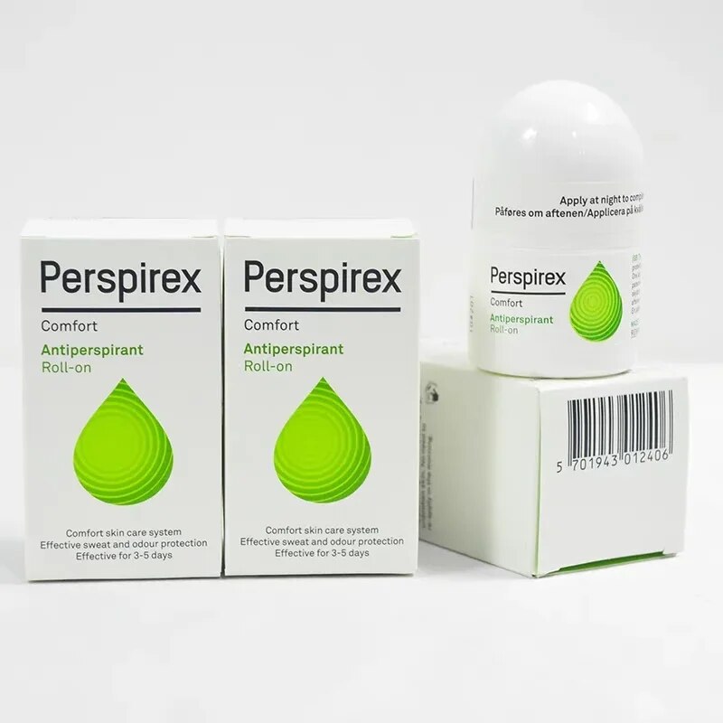 Hot Perspirex Roll-on Non-irritating Antiperspirant Strong Comfort Original Underarm Control Sweat Odour Long Lasting Deodorant. 