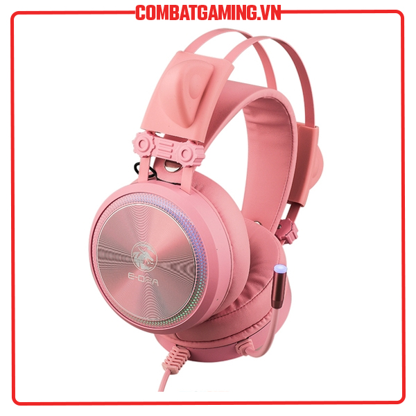 Tai nghe E-DRA EH412 Pro Pink 7.1 Led RGB