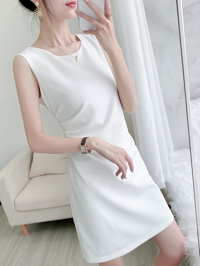 Women's Sleeveless Dress Summer Slim Dress