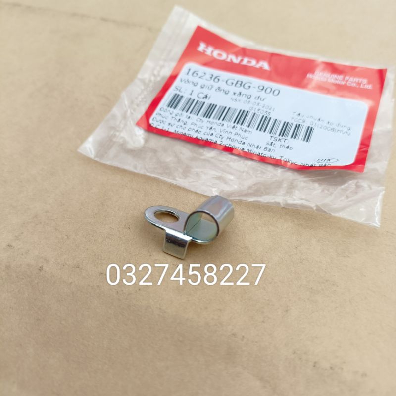 Pass giữ, bắt đỡ ống xăng dư DREAM, WAVE, FUTURE... zin Honda