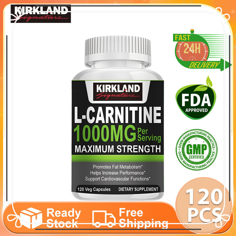 foods high in acetyl l carnitine KIRKLAND L-Carnitine 1000mg Capsule Burn Fat Fully Antioxidant &  Cardiovascular Health Energy & Focus Fat Burner Cognitive Function Enhancer  Kirkland Extra Strength L-Carnitine - Lazada